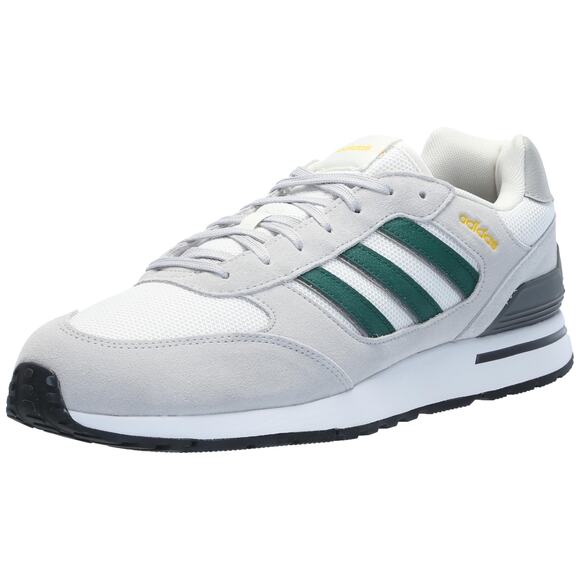 NWT adidas Men's Run 80s, Grey/Collegiate Green/White, 9.5 - Picture 1 of 6